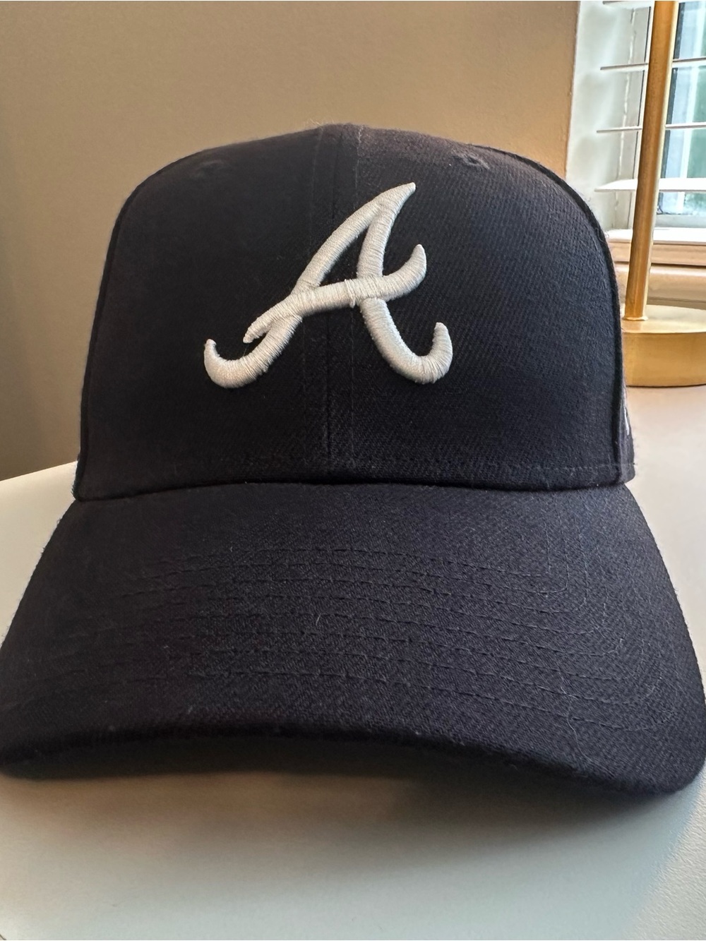 Atlanta Braves Navy Baseball Cap with White 'A' Logo